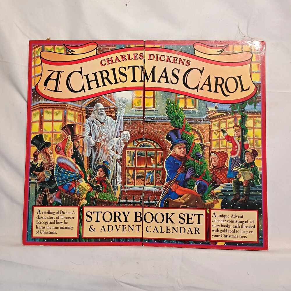 Charles Dickens A Christmas Carol 1995 Advent Calendar 23/24 Story Books